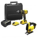 KIT APARAFUSADORA SFMCD721D2K + TICO-TICO SFMCS600B CPROF635 STANLEY