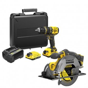 KIT APARAFUSADORA SFMCD721D2K +SERRA CIRCULAR SFMCS500B CPROF636 STANLEY