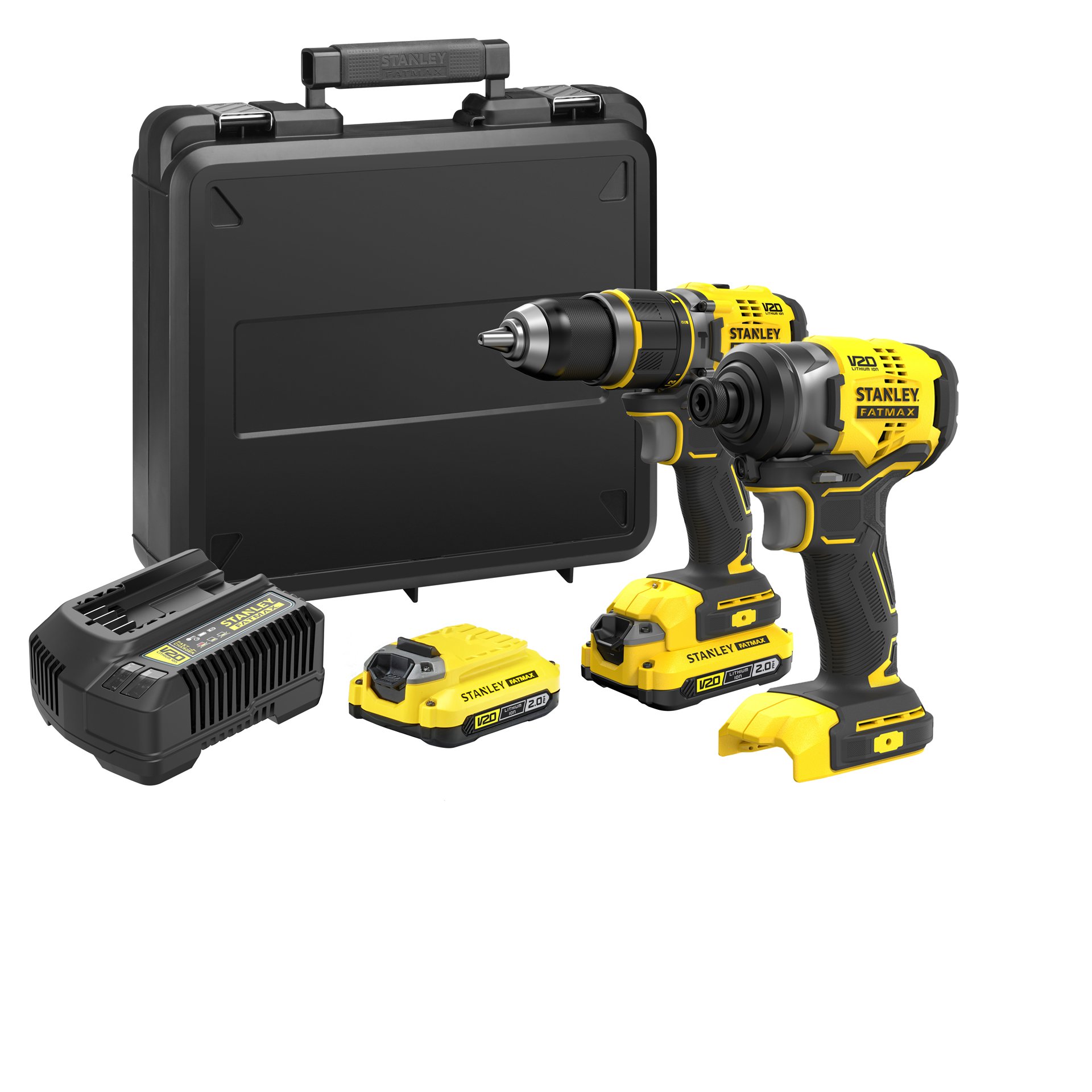 KIT APARAFUSADORA SFMCD721D2K + APARAFUSADORA IMPACTO SFMCF810B CPROF632 STANLEY