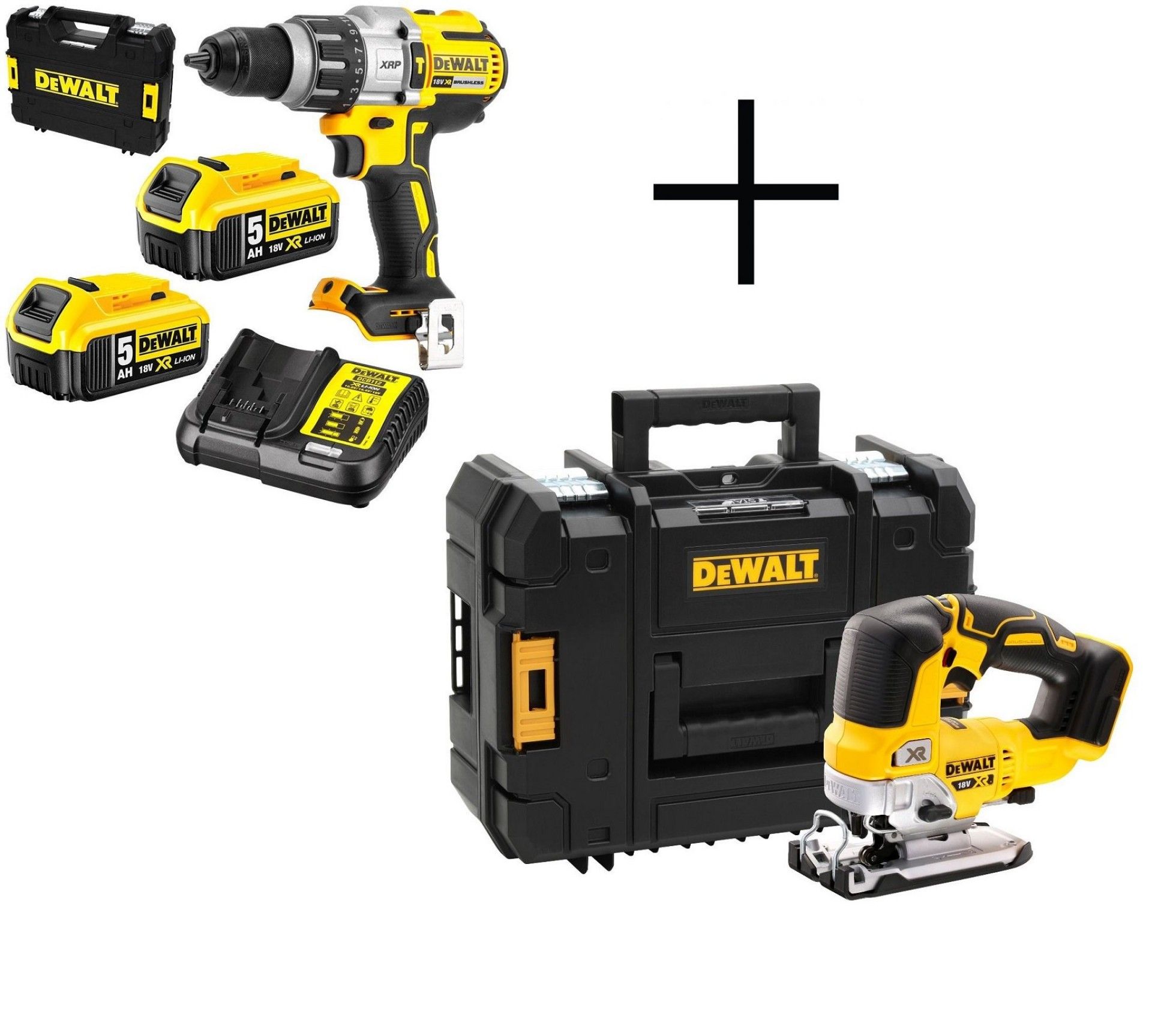 CONJUNTO APARF DCD996P2 + SERRA MERGULHO DCS334NT CPROF523 DEWALT