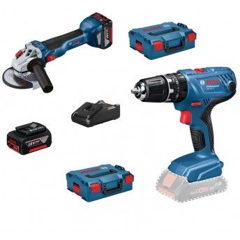 KIT REBARBADORA GWS 18V-10 [0.601.9J4.007] + Aparafusadora GSB 18V-21 [0.601.9H1.108] CPROF1100 BOSC