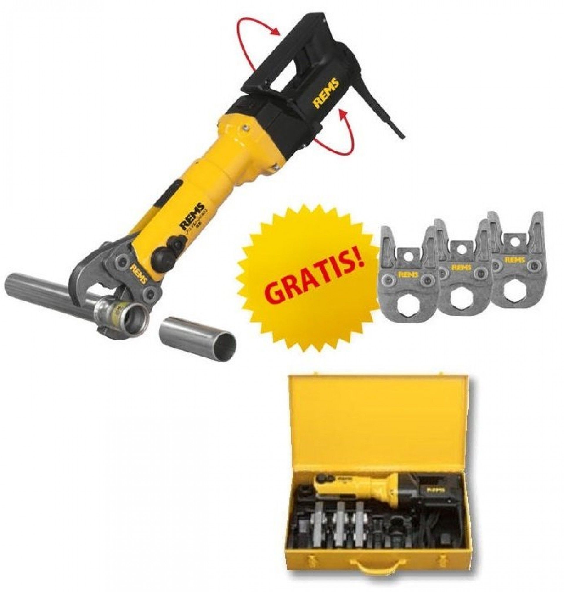 CONJUNTO REMS POWER-PRESS SE S-AKTION 572111 R220+ 3 TENAZES M ABAIXO 32MM CPROF1023