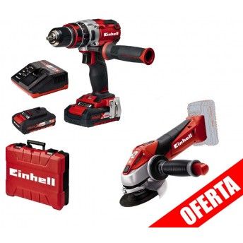 APARAFUSADORA TE-CD 18 Li + REBARBADORA TE-AG 18/115 Li CPROF1001