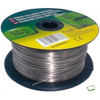 BOBINE FIO ALUMINIO 0.8MM 500g CP-HILOALU0.8