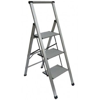 Escadote aluminio Super Slim 2 degraus ref COMFORT02 Plabell