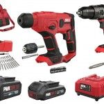 Aparafusadora de percusso sem fio e martelo rotativo sem fio (kit combinado) 3313 EA  ref CK1E3313