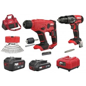 Aparafusadora de percusso sem fio e martelo rotativo sem fio (kit combinado) 3313 EA  ref CK1E3313