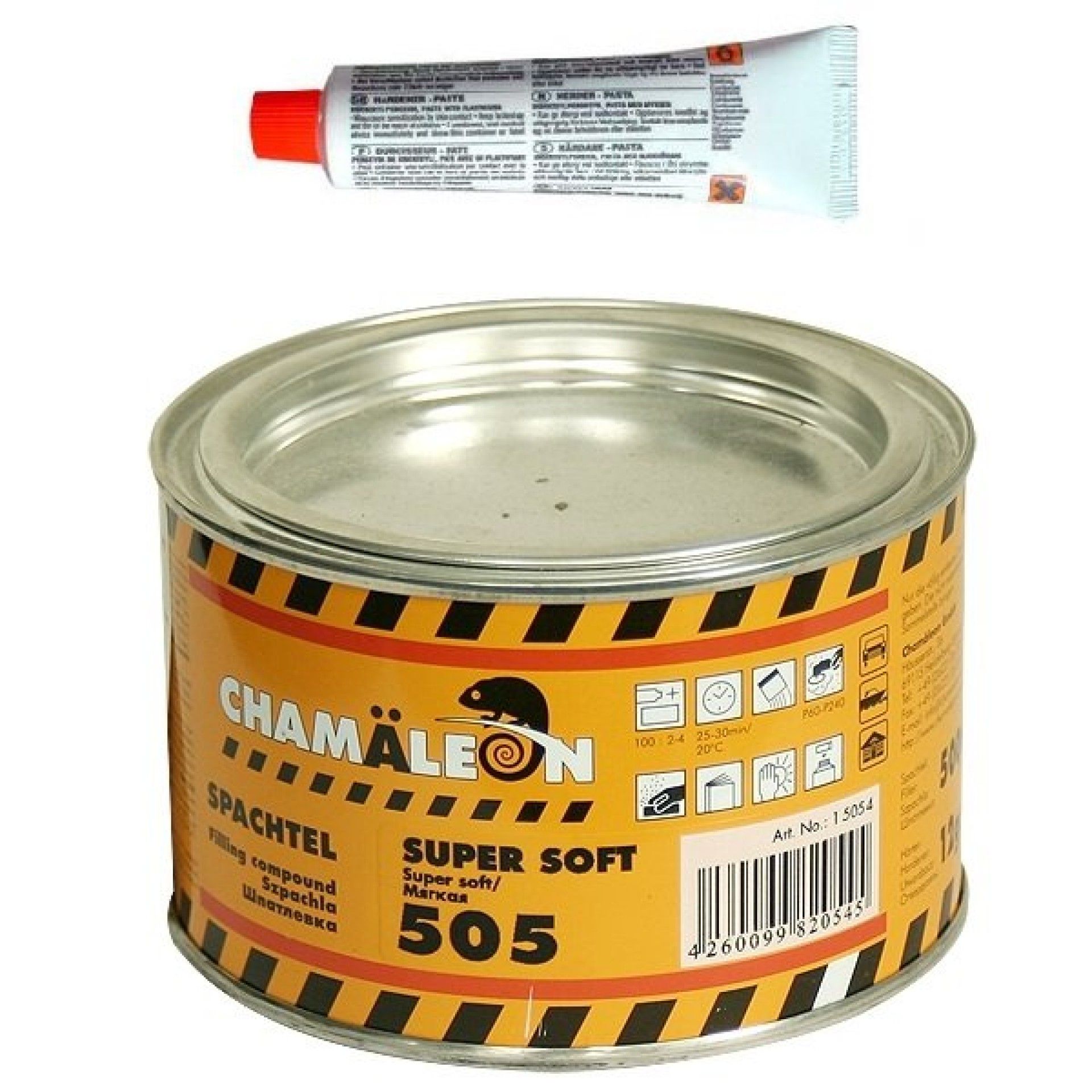 Betume 505 Super macio 500g + endurecedor Chamaleon