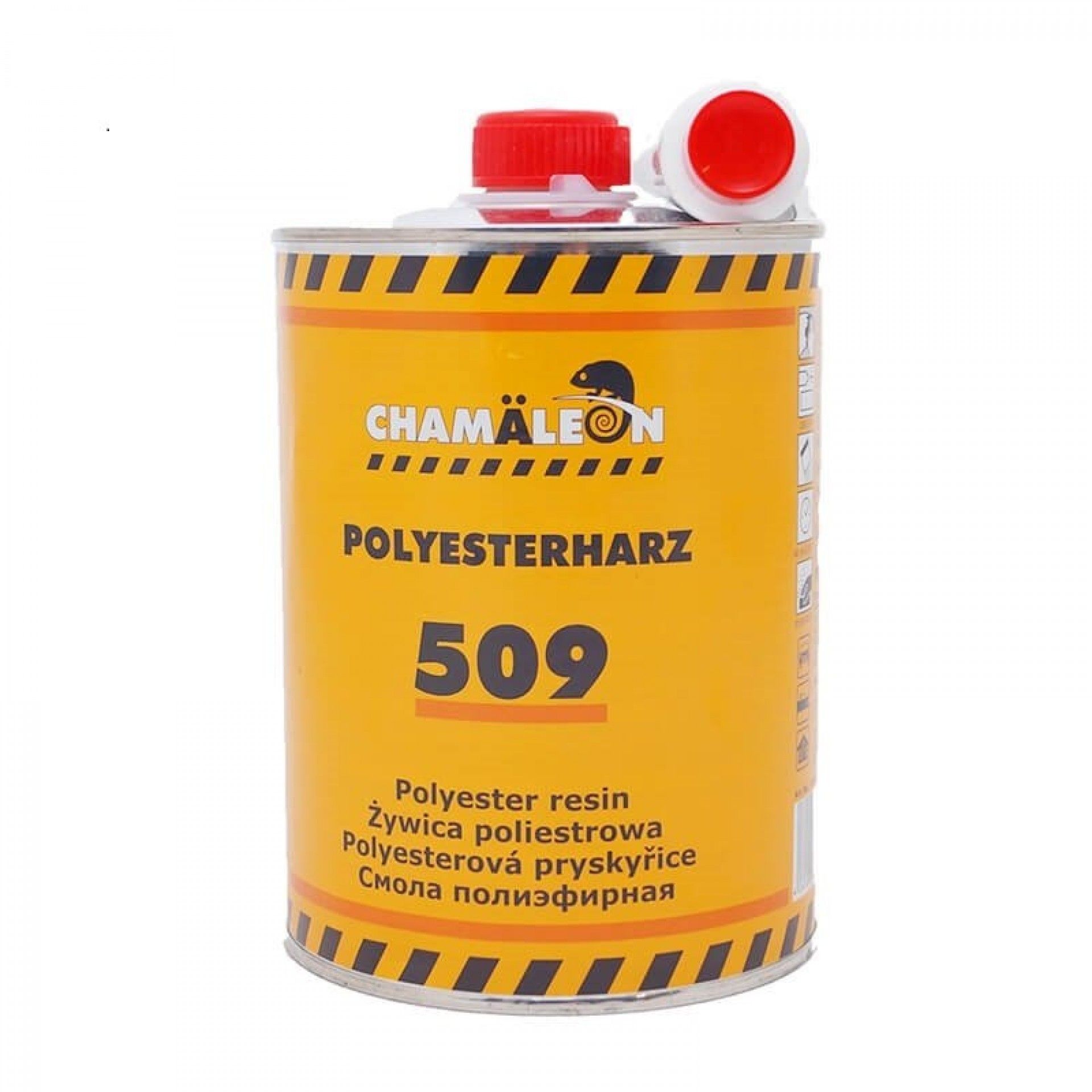 RESINA POLIESTER 1Kg + ENDURECEDOR CHAMELEON