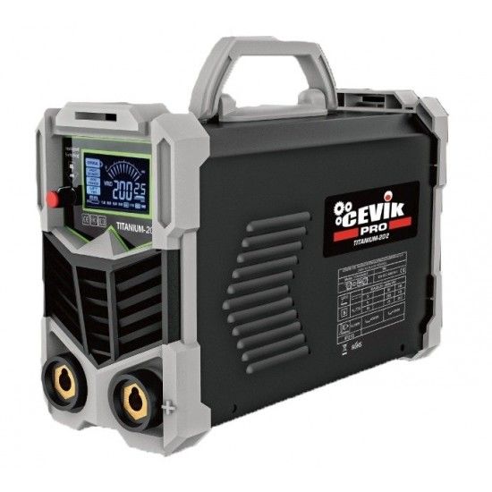 Mquina soldar Inverter MMA 200A ref CE-TITANIUM202 CEVIK
