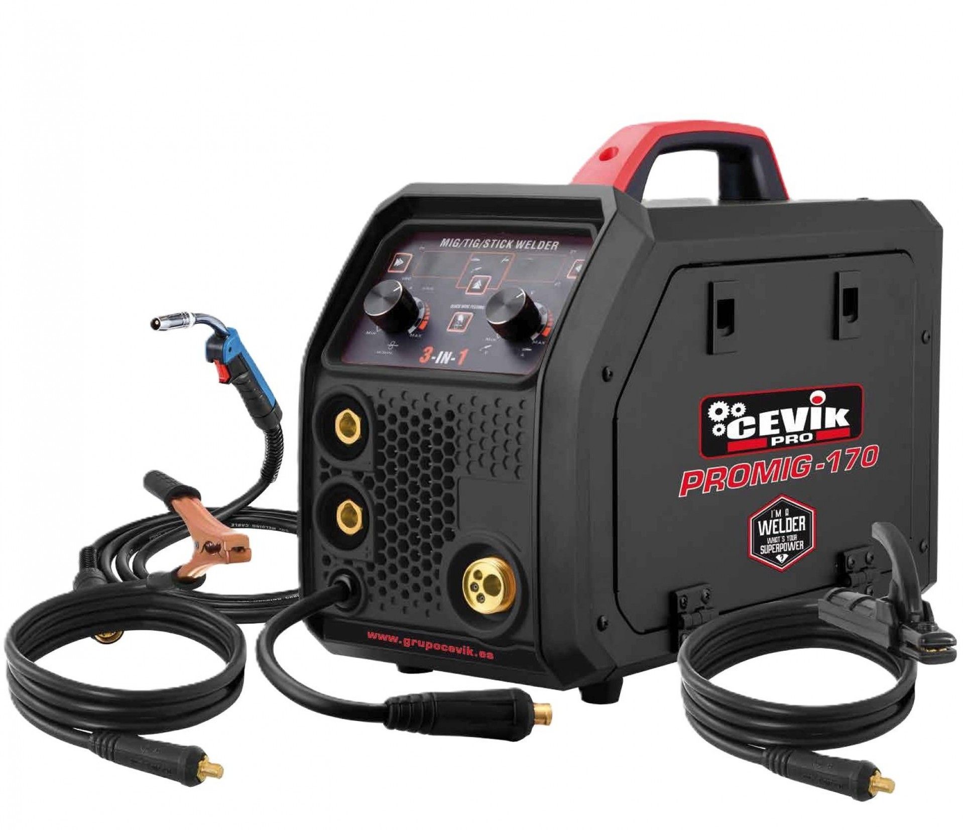 Soldadora Multi-processo refª CE-PROMIG170 CEVIK