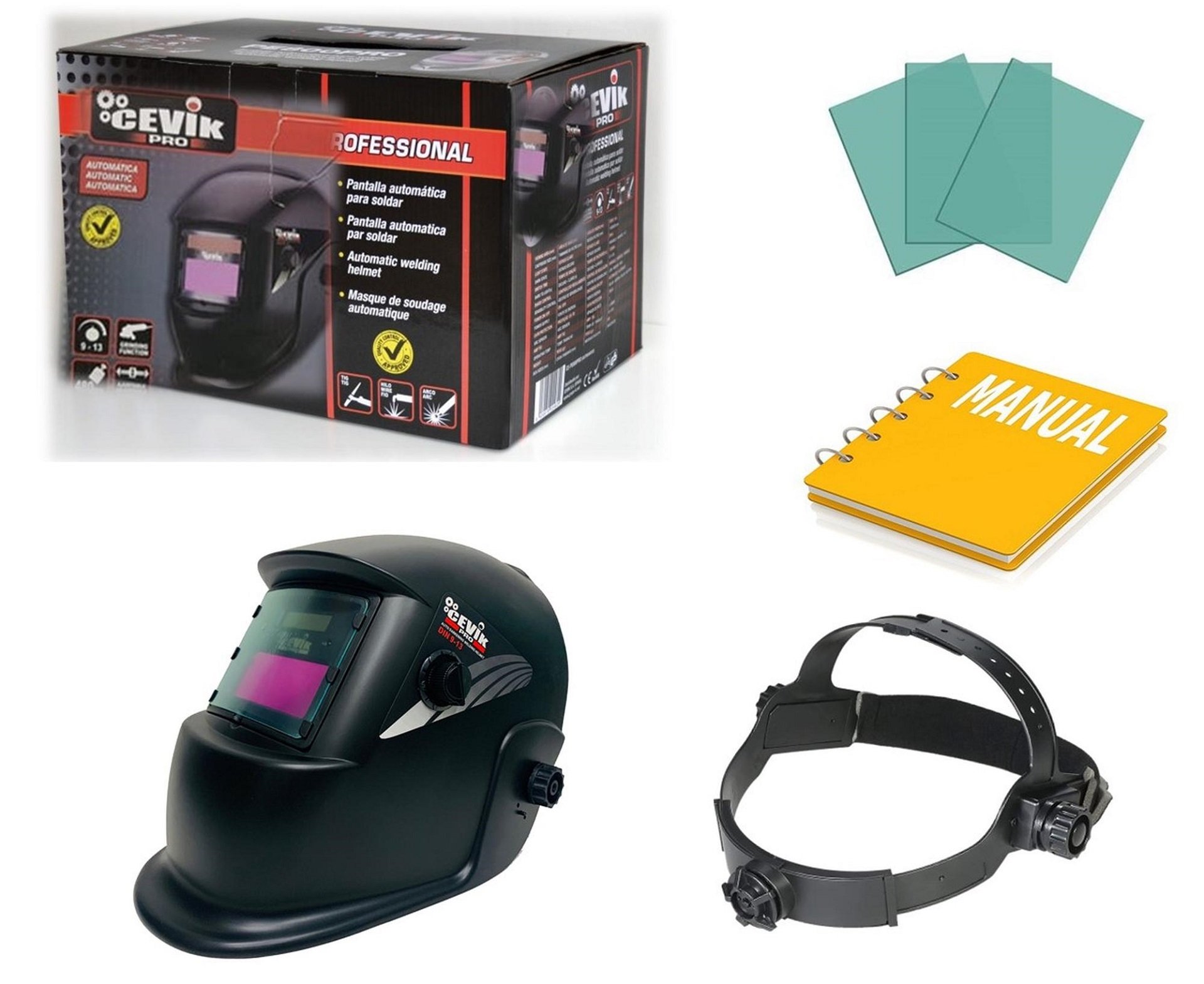 MÁSCARA CE-PE400S ELÉCTRÓNICA SOLDADURA CEVIK