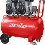 Compressor silencioso 100L 6Hp 2 motores CA4409 ref 044.0009 Macfer