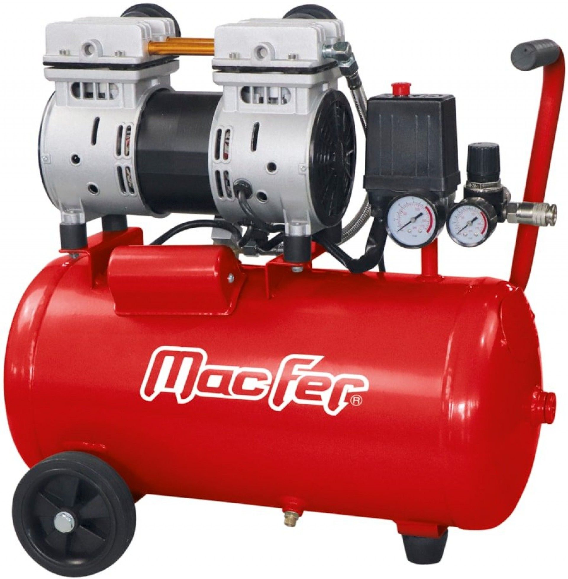 Compressor silencioso 24L 2Hp CA4403 refª 044.0003 Macfer