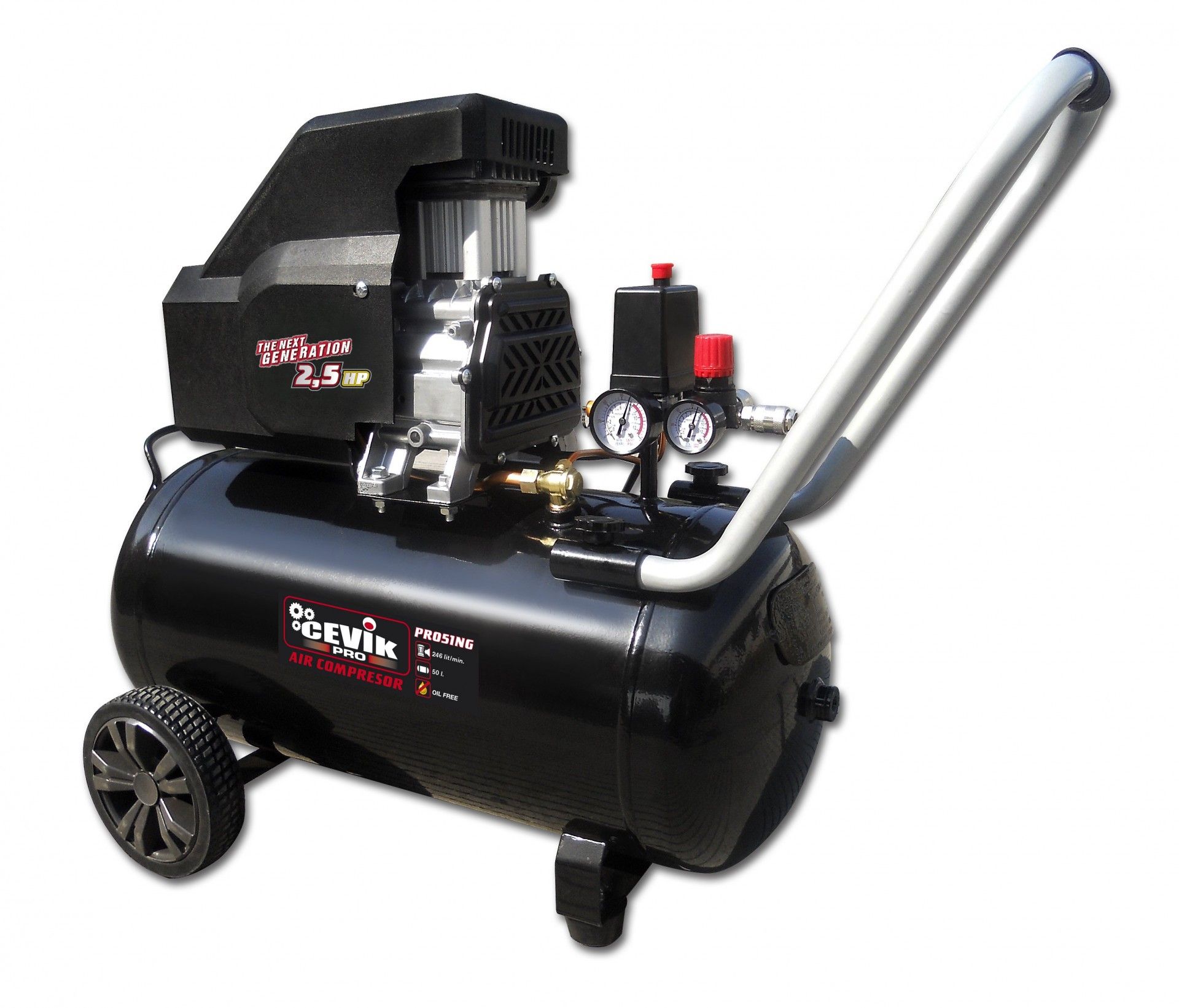COMPRESSOR 50L 2.5HP 9BAR refª CA-PRO51NG CEVIK