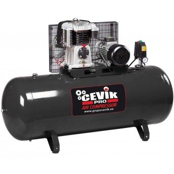 Compressor 400V- 5,5Hp- 270L-10 Bar- 550L/min ref CA-PRO300-5.5TF Cevik