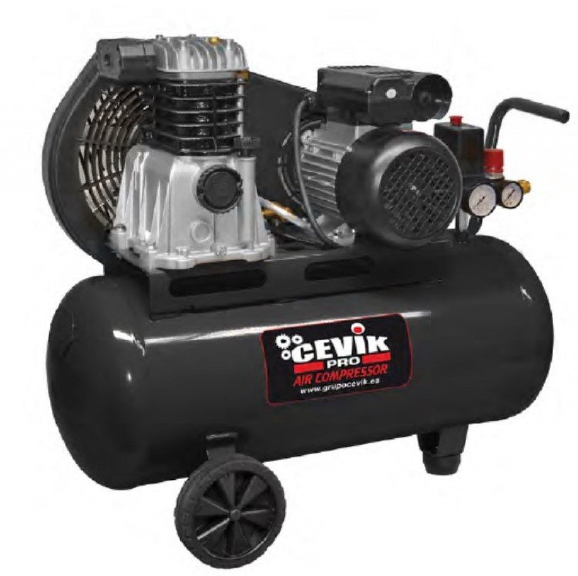 Compressor 230V- 3Hp- 50L- 10 Bar- 321L/min refª CA-PRO50-3MC Cevik