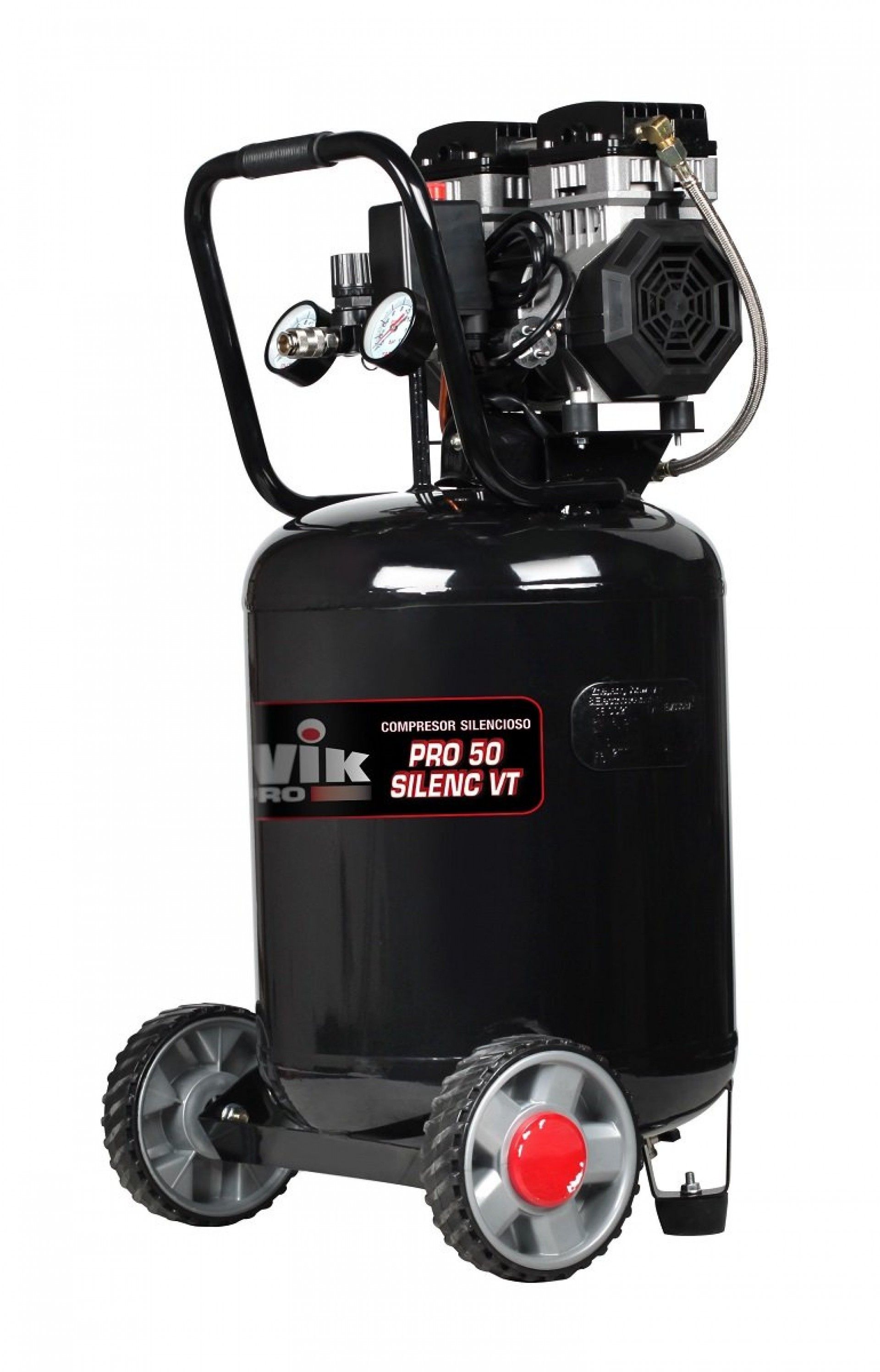 COMPRESSOR VERTICAL SILENCIOSO 50L 1.5HP CA-PRO50SVT CEVIK