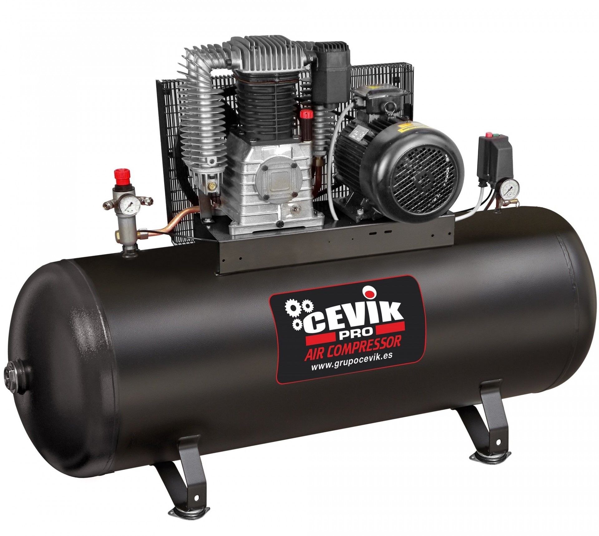 Compressor 400V- 7,5Hp- 500L-11 Bar- 875L/min refª CA-PRO500-7.5TF Cevik
