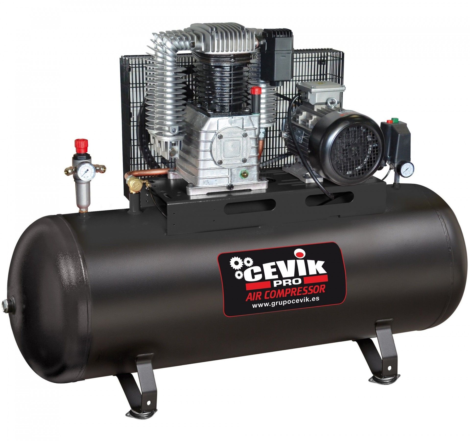 Compressor 400V- 5,5Hp- 270L-14Bar-472L/min refª CA-PRO314-5.5TF Cevik