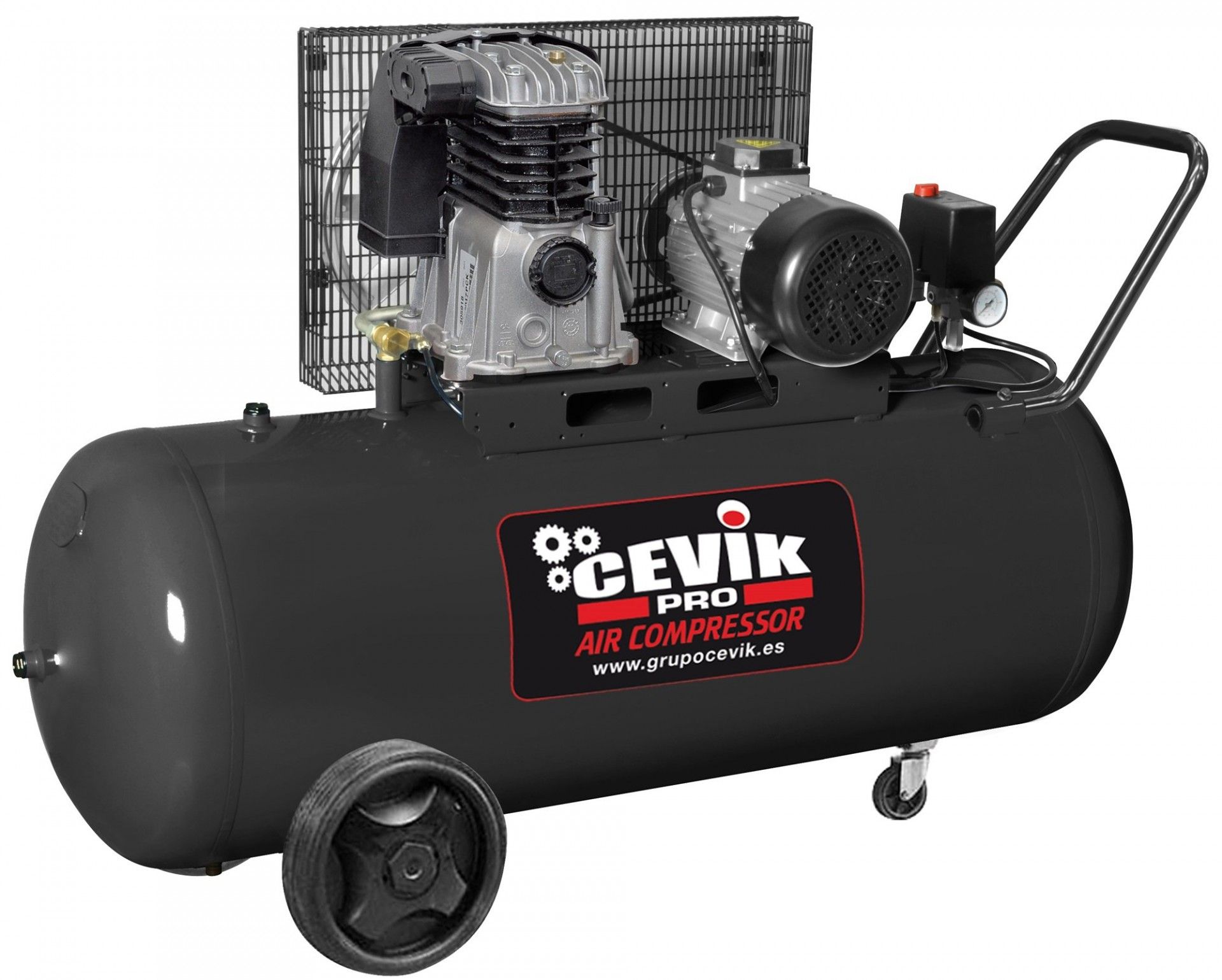 Compressor 230V- 3Hp- 200L- 10 Bar- 365L/min refª CA-PRO200-3MF Cevik