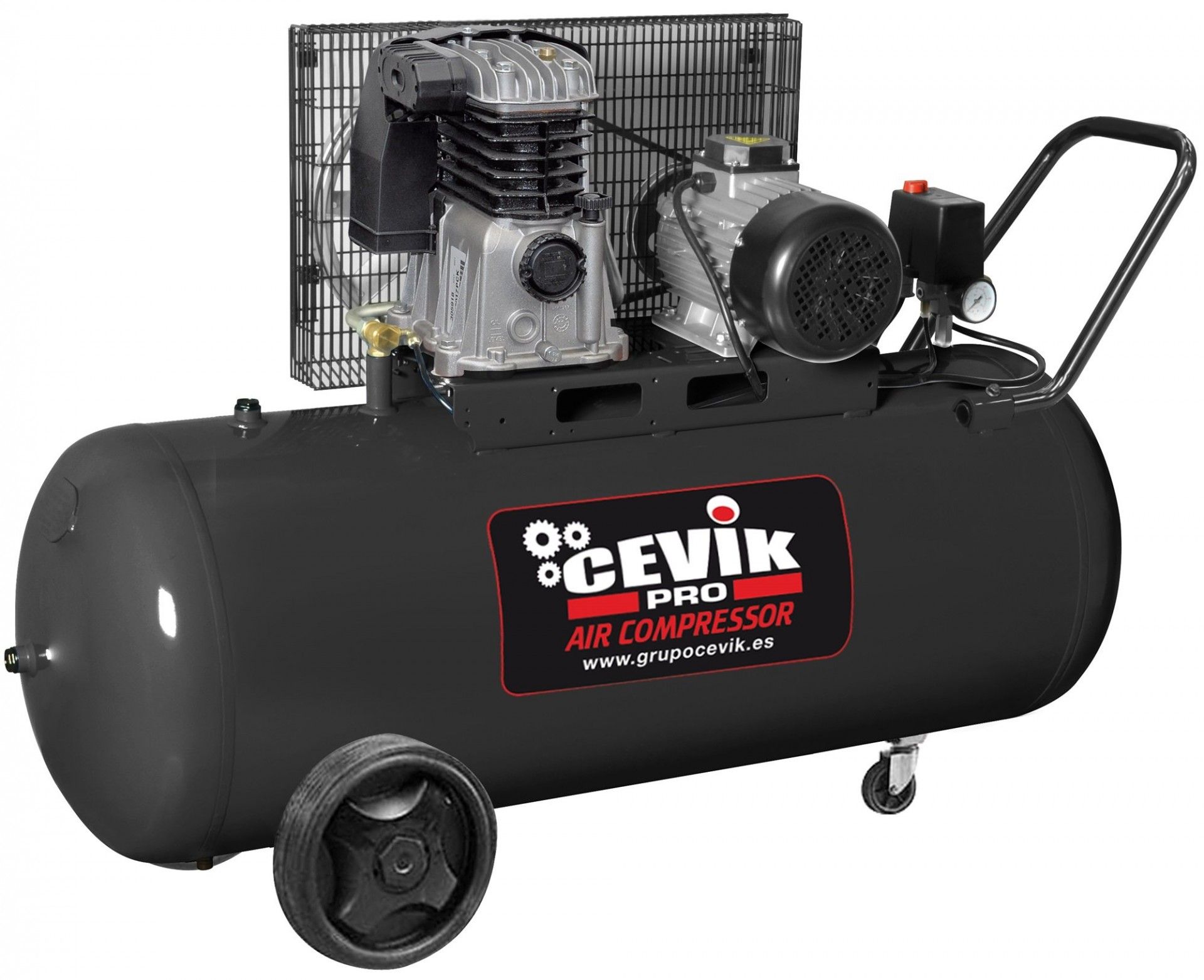 Compressor 230V- 3Hp- 150L- 10 Bar- 365L/min refª CA-PRO150-3MF Cevik
