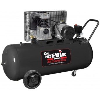 Compressor 400V- 3Hp- 200L- 10 Bar- 365L/min ref CA-PRO200-3TF Cevik