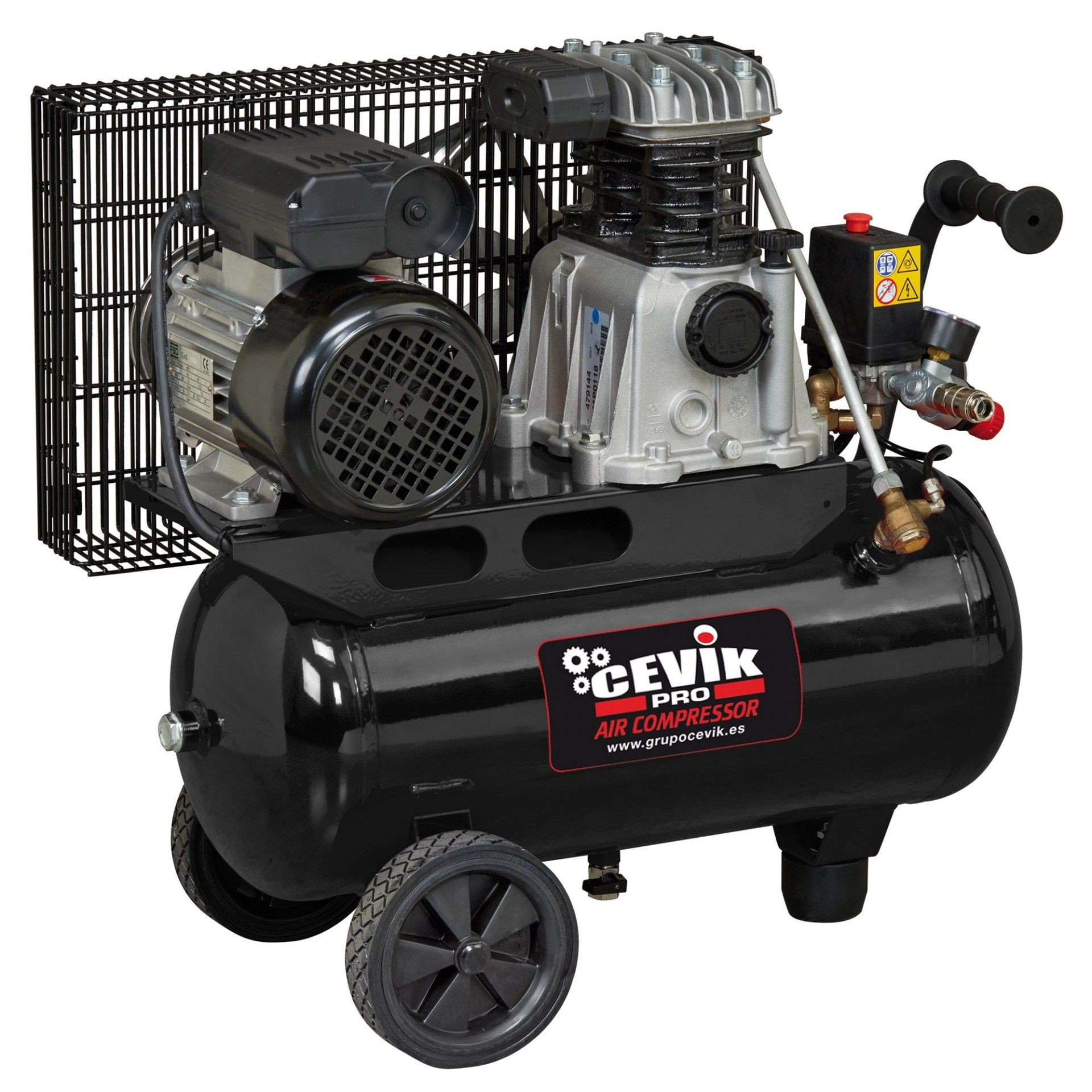 Compressor 230V- 3Hp- 24L- 10 Bar- 365L/min refª CA-PRO25-3MF Cevik