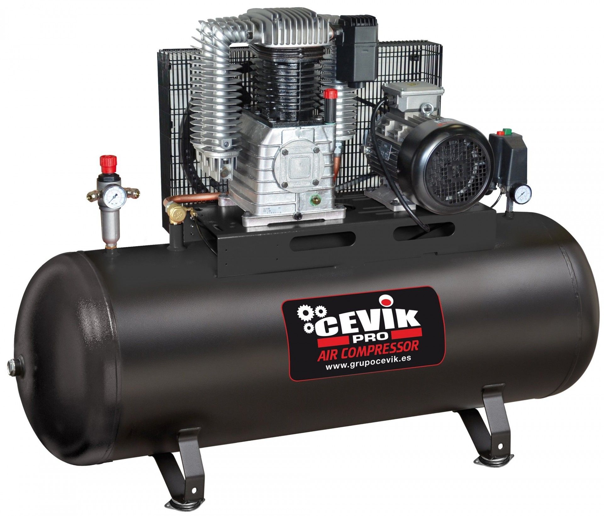 Compressor 400V- 5,5Hp- 270L-10 Bar- 727L/min refª CA-PRO300-K30TF Cevik