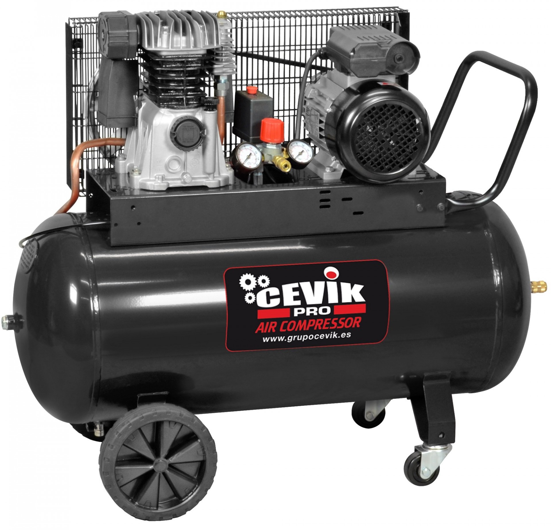 Compressor correia 100L 3Hp 400v refª CA-PRO100-3FT Cevik