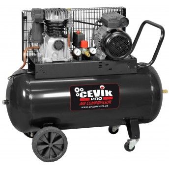 Compressor 230V- 3Hp- 100L- 10 Bar- 365L/min ref CA-PRO100-3MF Cevik