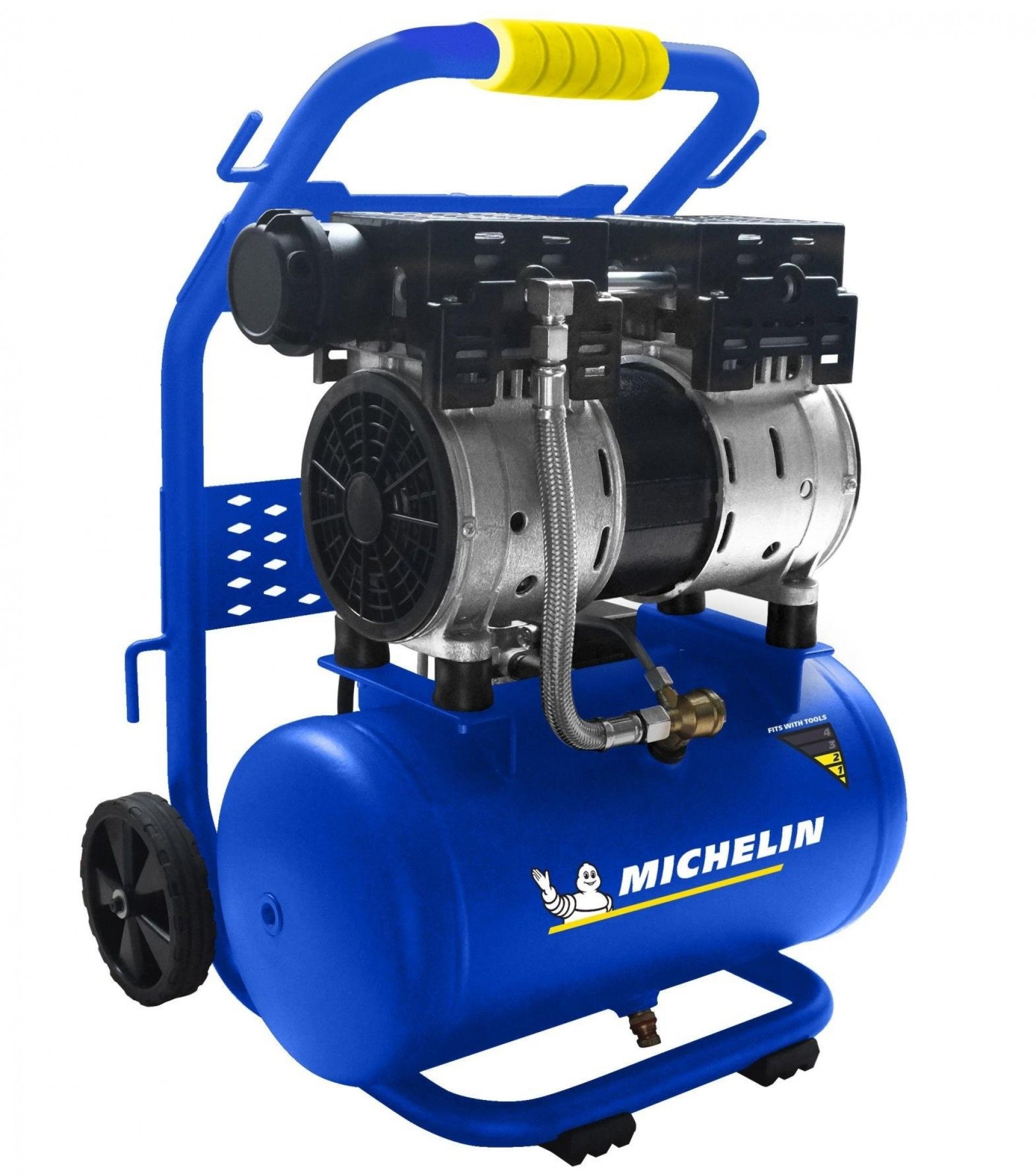 Compressor silencioso 10L 1Hp refª CA-MX10-1 MICHELIN