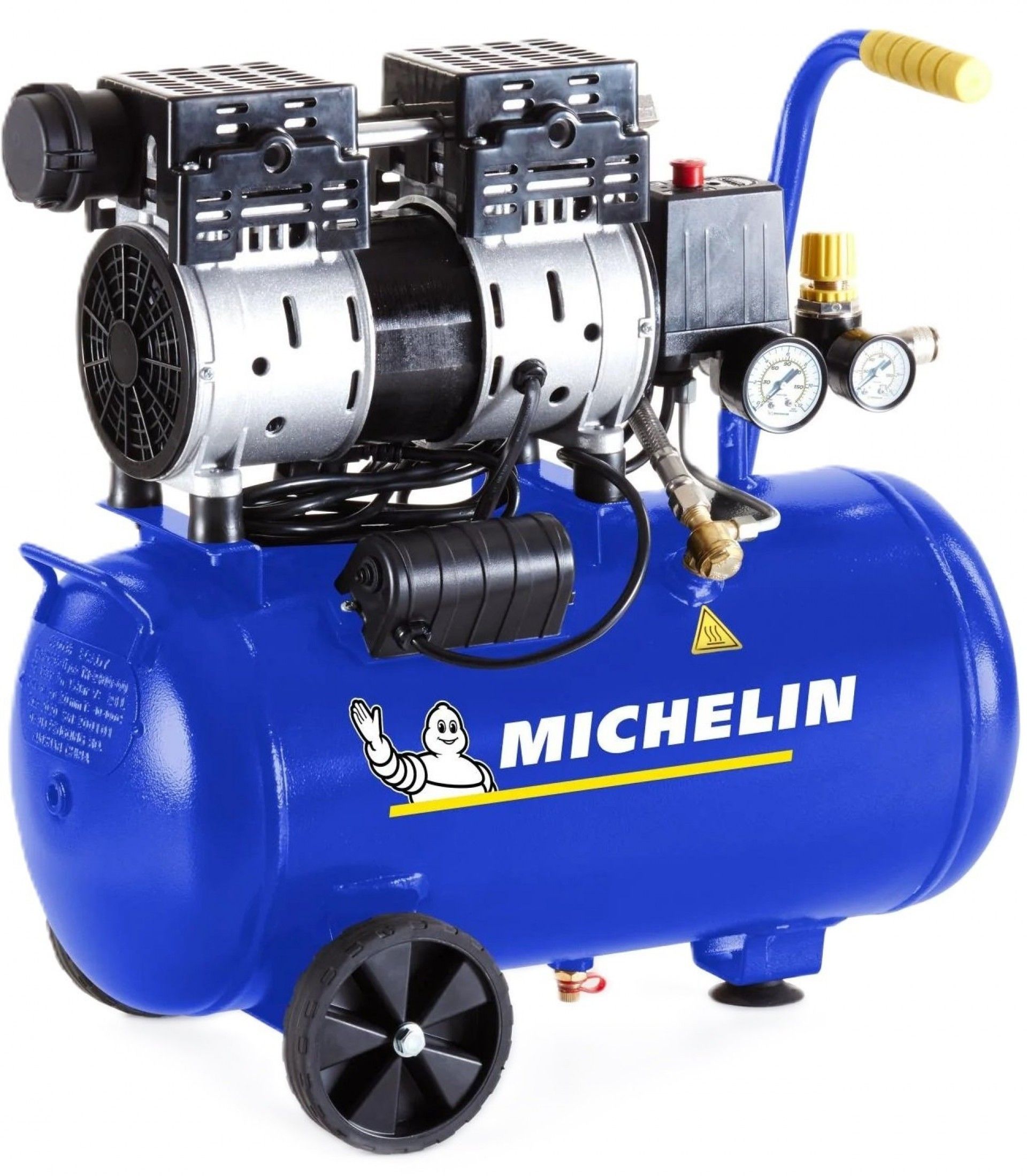 Compressor silencioso 24L 1Hp refª CA-MX24-1 MICHELIN