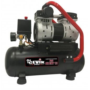 Compressor silencioso 12L 1Hp ref EWS12 CEVIK