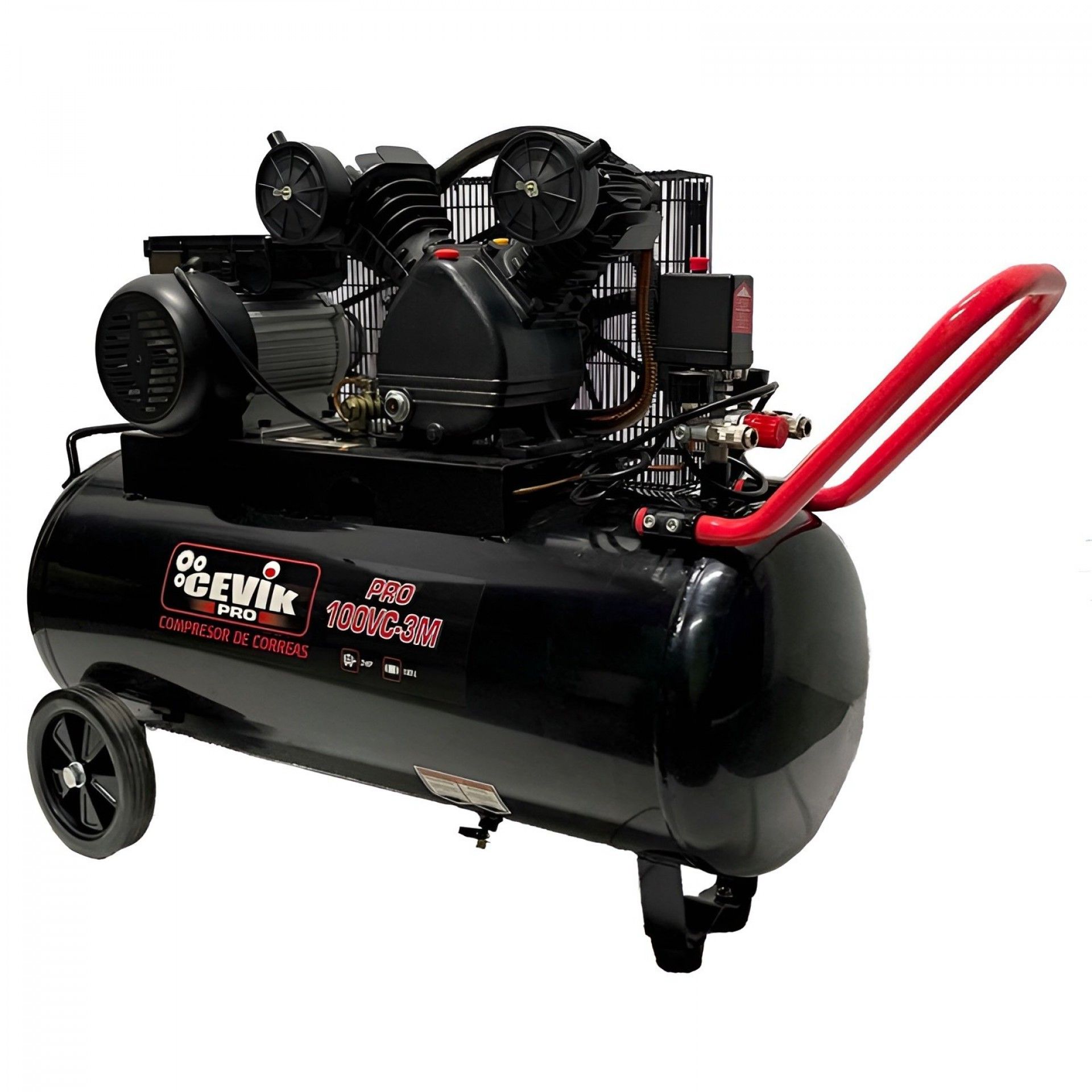 Compressor 230V- 3Hp- 100L- 8 Bar- 336L/min refª CA-PRO100VC-3M Cevik