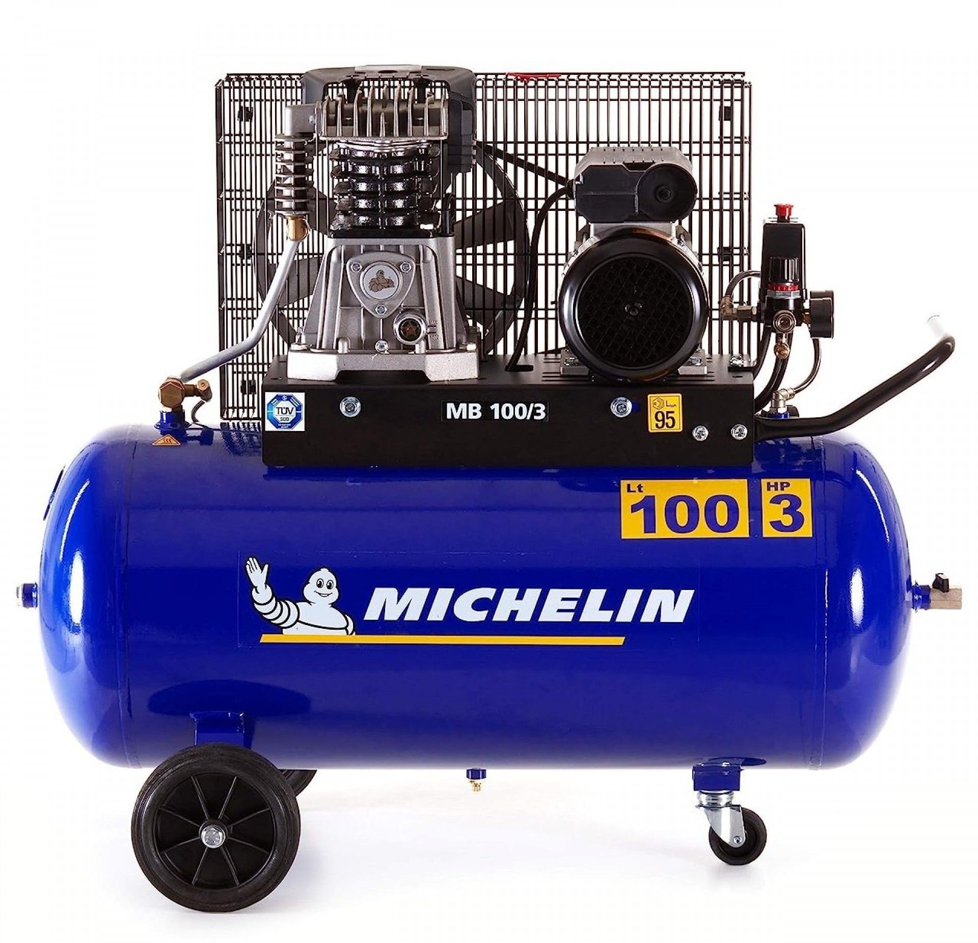 Compressor correia 100L 3Hp 10Bar 230v refª CA-MB100-3M MICHELIN