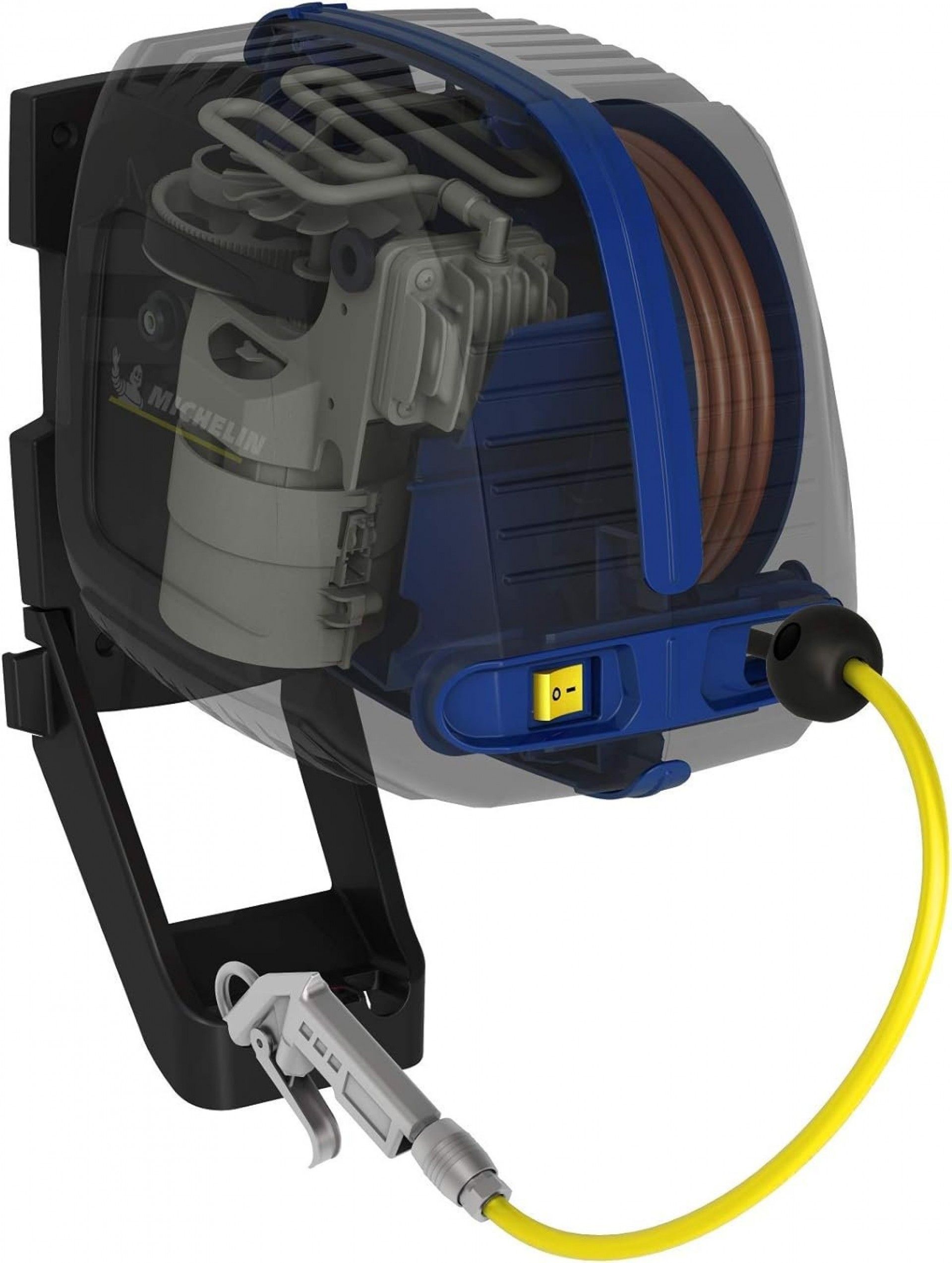 Compressor de parede com enrolador e pistola refª CA-MBL-GO MICHELIN