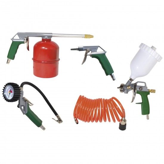 Kit acessórios pneumáticos 5pç refª CA-CK3300 Cevik Kit acessórios pneumáticos 5pç refª CA-CK3300 Cevik