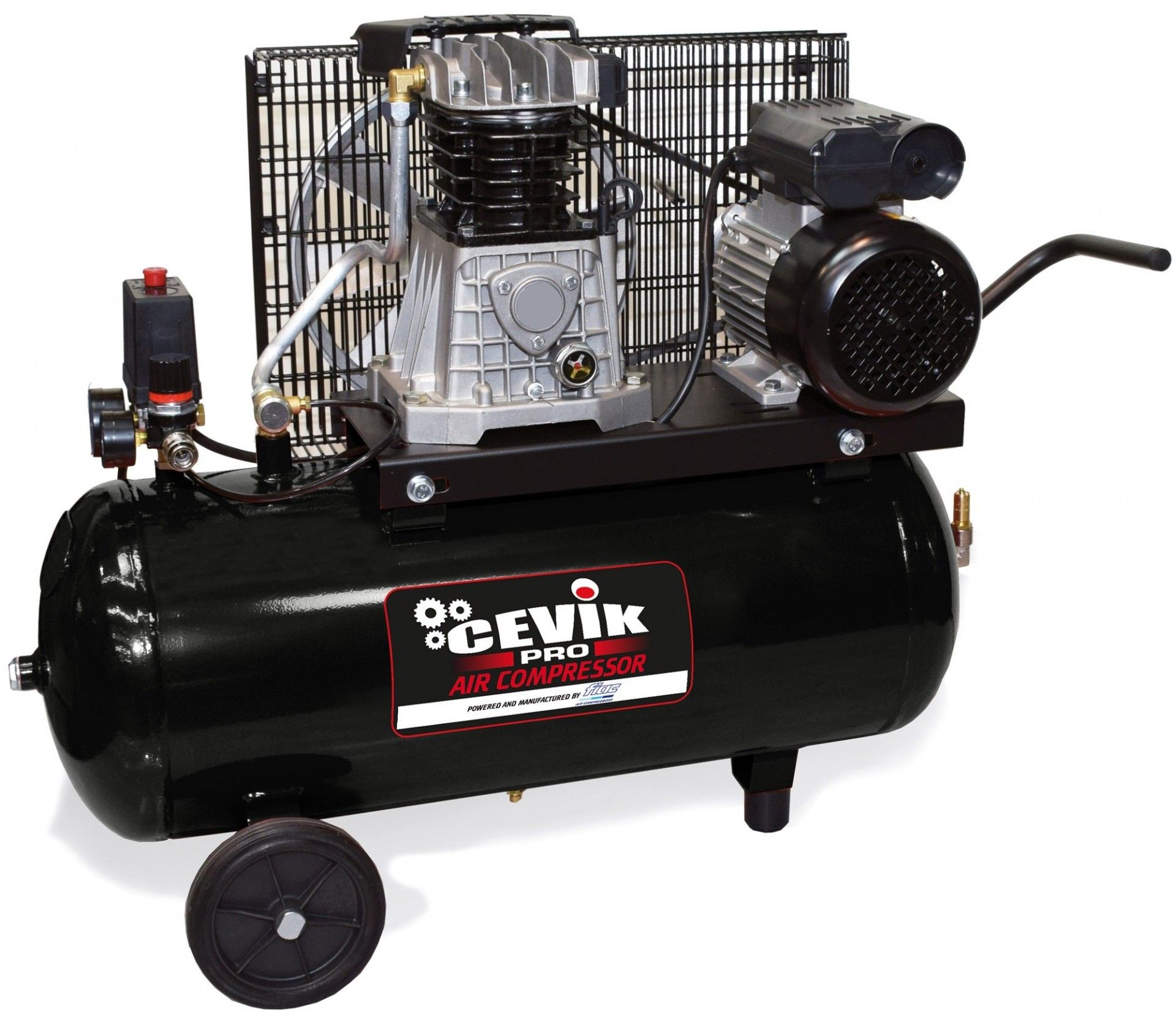 Compressor 400V- 3Hp- 50L- 10 Bar- 350L/min (Bajo Pedido) Refª CA-AB50/3T Cevik
