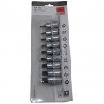 Jogo chaves caixa ½ Torx macho T20-T60 9Pç refª C28S-RT9 CETA Jogo chaves caixa ½ Torx macho T20-T60 9Pç refª C28S-RT9 CETA