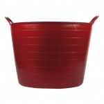 Balde polietileno 40L reforado vermelho ref BKT42RP BELLOTA