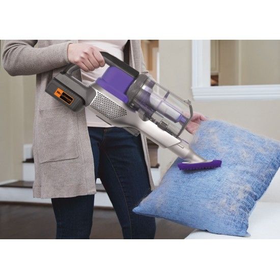 Aspirador de escova para Animais de Estimao 36V 4em1 Power Series Extreme ref BHFEV362DP BLACK DE