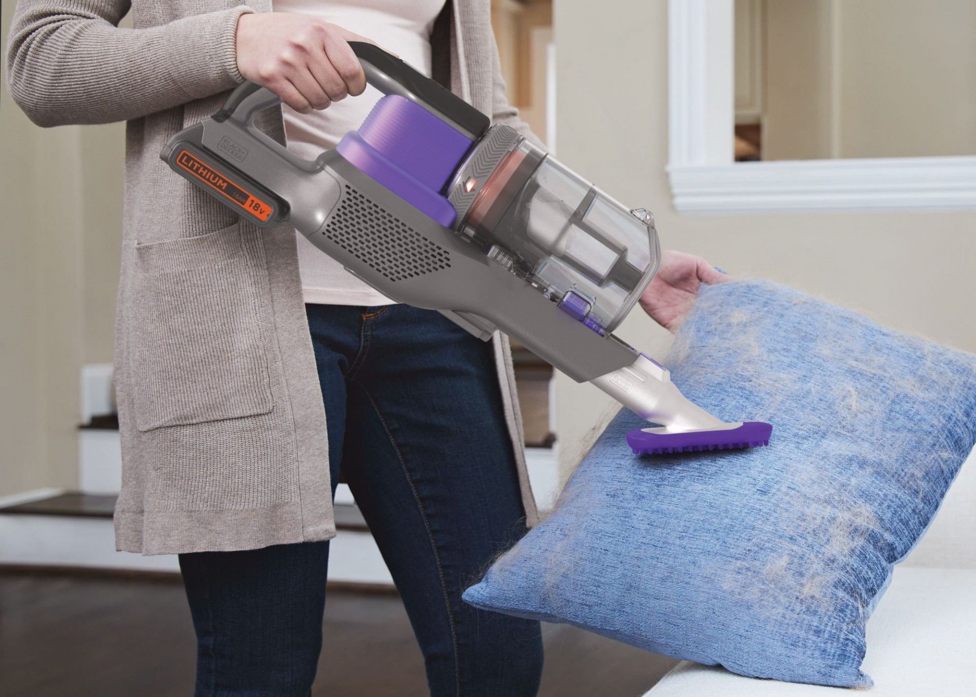 Aspirador de escova 18V 4em1 Power Series Extreme refª BHFEV182C BLACK DECKER