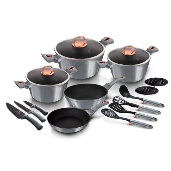 Trem de Cozinha, 17 Pcs, Moonlight Collection refª BH-7044 MADER Trem de Cozinha, 17 Pcs, Moonlight Collection refª BH-7044 MADER