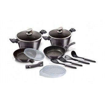 Trem de Cozinha, 13 Pcs, Metallic Line Carbon Pro Edition refª BH-7059 MADER Trem de Cozinha, 13 Pcs, Metallic Line Carbon Pro Edition refª BH-7059 MADER