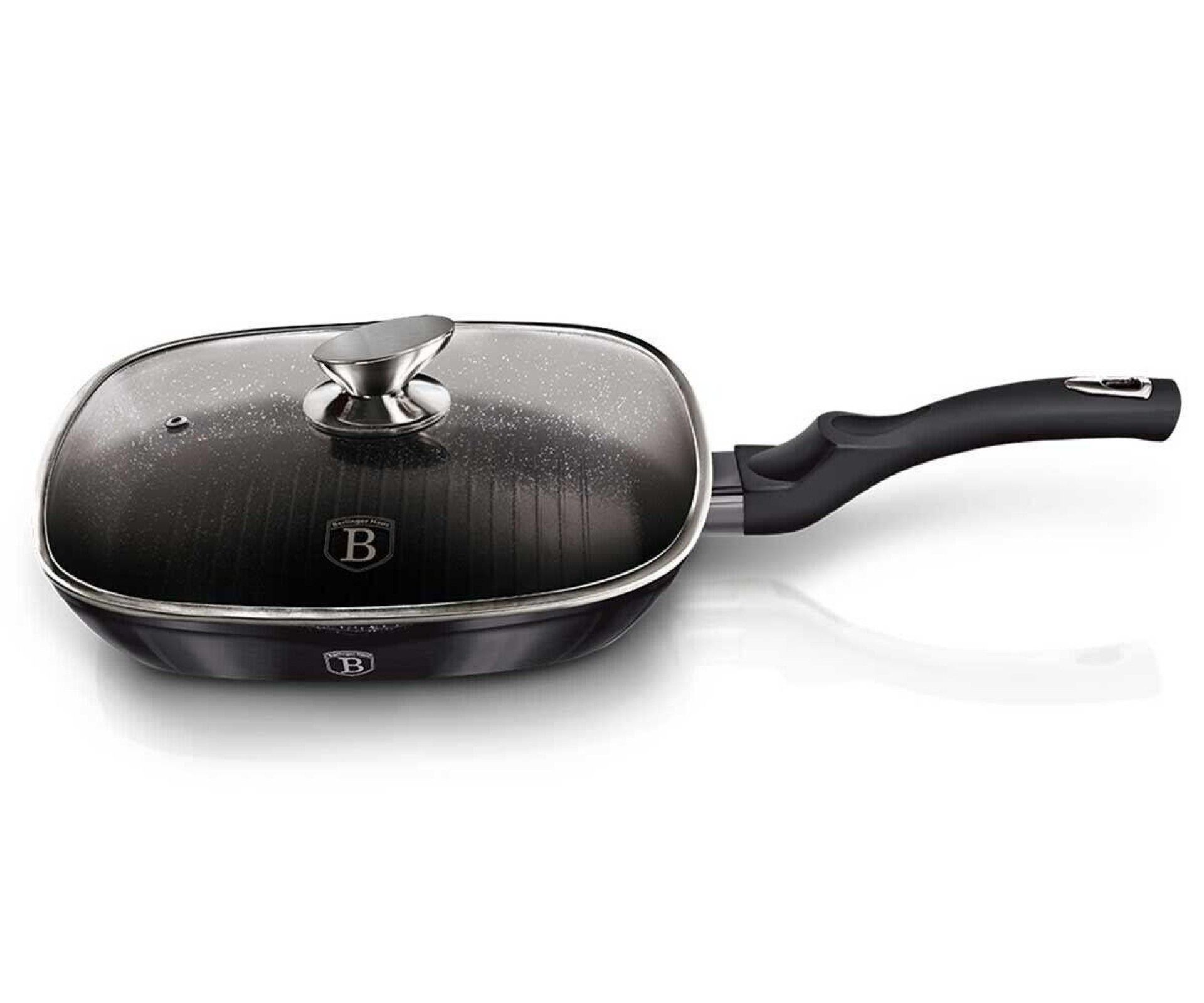 Conjunto Frigideiras com Grelhador, Com Tampa, Metallic Line Carbon Pro Edition refª BH-6923 MADER