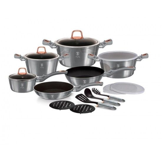 Trem de Cozinha, 18 Pcs, Moonlight Collection refª BH-7037 MADER Trem de Cozinha, 18 Pcs, Moonlight Collection refª BH-7037 MADER