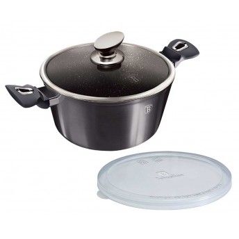 Caarola com Tampa, 20 cm, Metallic Line Carbon Pro Edition ref BH-6892 MADER