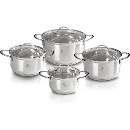 Trem de Cozinha, 8 Pcs, Silver Jewellery Collection ref BH-6663 MADER