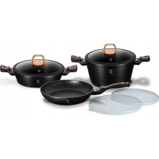 Trem de Cozinha, 7 Pcs, Black Rose Collection ref� BH-6791T MADER